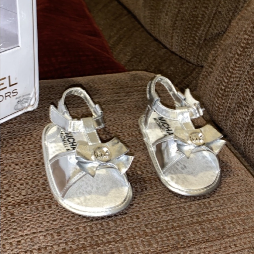 Baby girl Michael Kors Silver Sandals